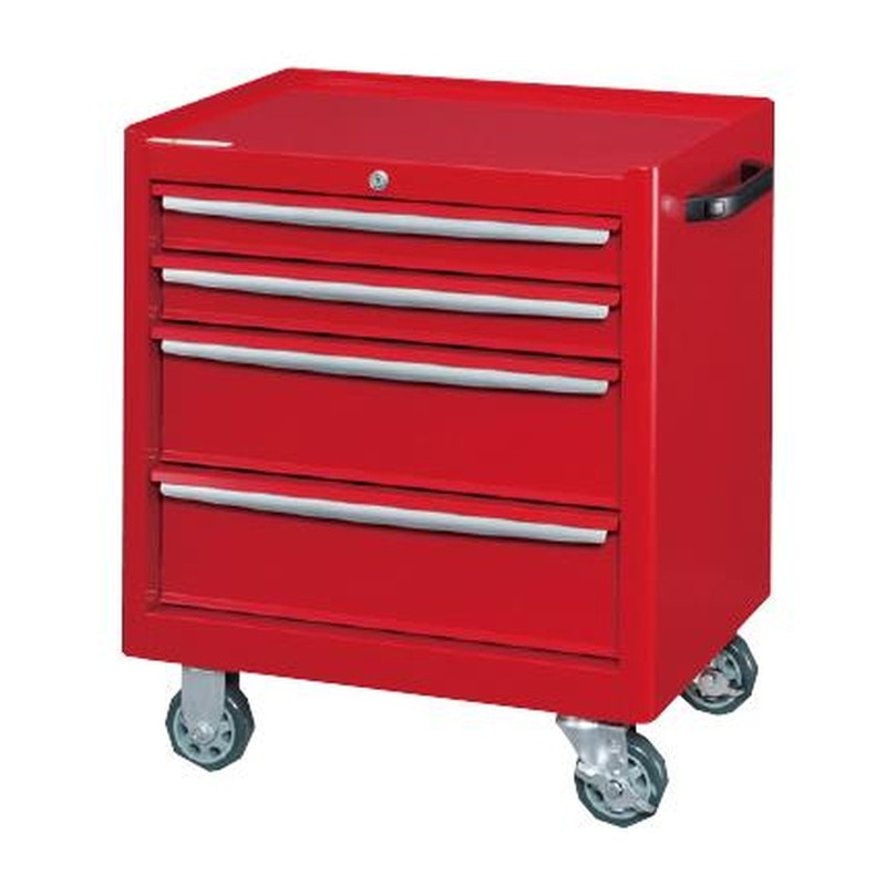 エスコ EA957D-2A 600x470x706mm/4段ツールワゴン 1個（ご注文単位1個）【直送品】