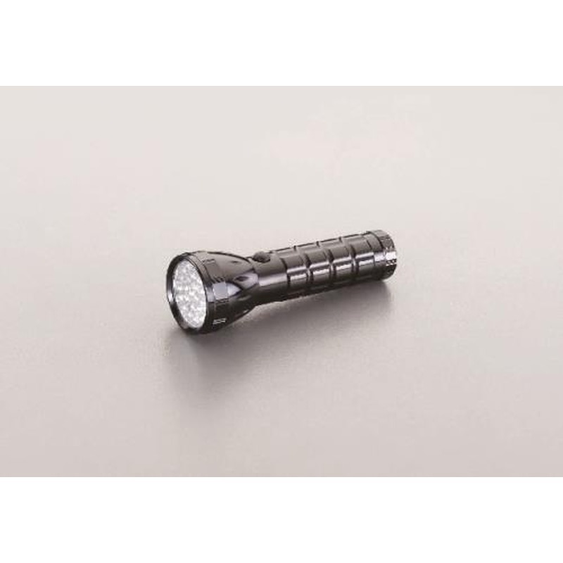 エスコ EA758RJ-22A[単4x3本]フラッシュライト/LED(28灯・黒) 1個（ご注文単位1個）【直送品】