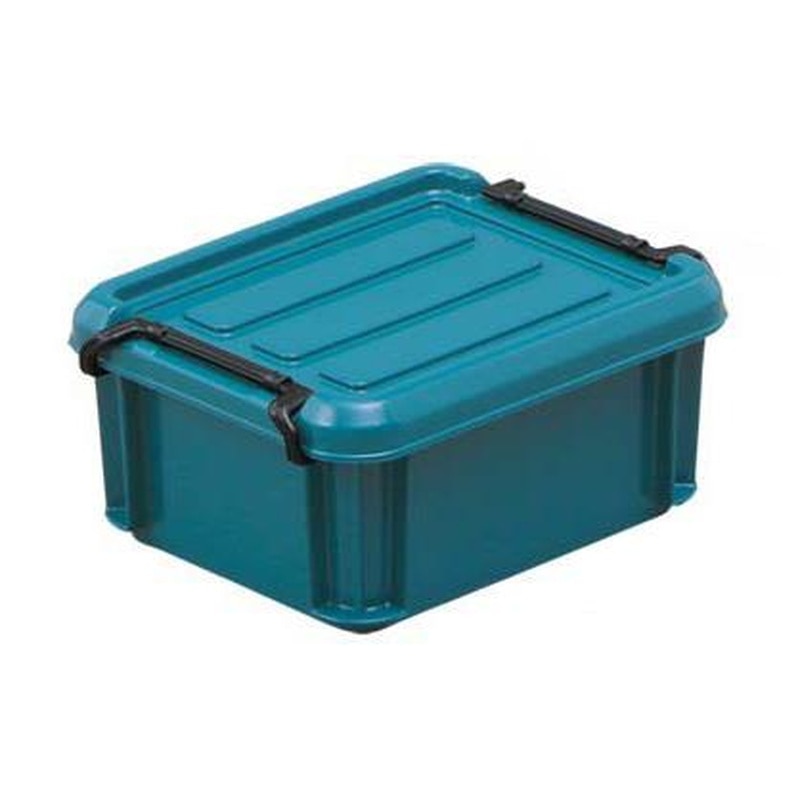エスコ EA506AB-30A 210x165x95mm収納ケース(バックル付/ブルーグリーン) 1個(ご注文単位1個)【直送品】