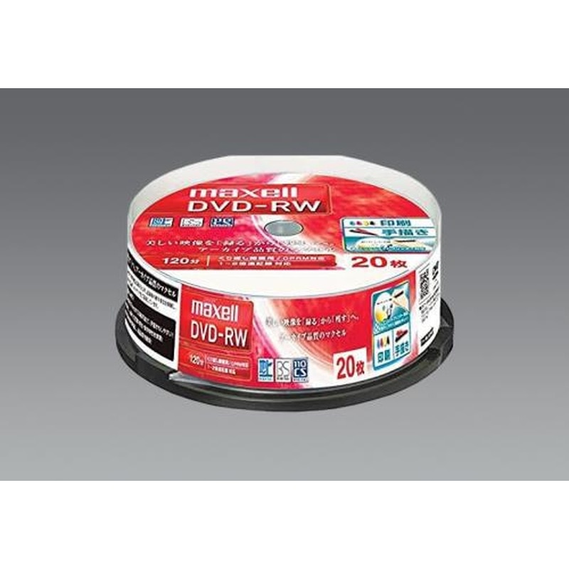 エスコ EA759GS-21C 4.7GBDVD-RW(2倍速/20枚) 1個（ご注文単位1個）【直送品】