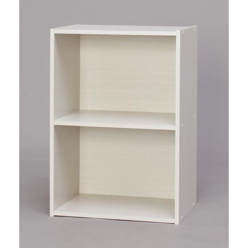 エスコ EA954FB-32B 415x290x595mm/2段収納ラック(オフホワイト) 1個（ご注文単位1個）【直送品】