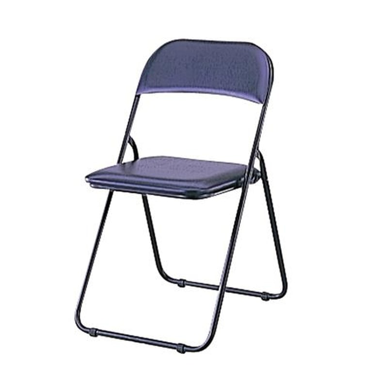 エスコ EA956XE-7 折畳み椅子(ブラック) 1個(ご注文単位1個)【直送品】