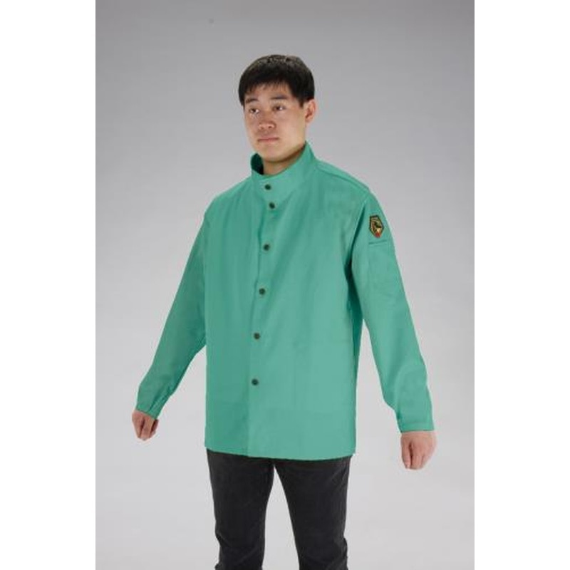 エスコ EA370AG-11[M]難燃ジャケット(グリーン) 1個（ご注文単位1個）【直送品】