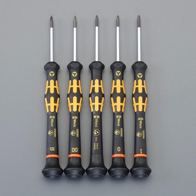 エスコ EA550MP-50 5本組［Microstix]ドライバー(精密用/ESD) 1個（ご注文単位1個）【直送品】