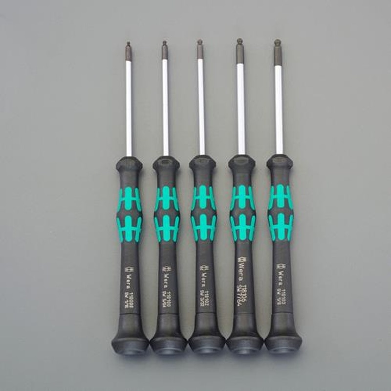 エスコ EA550MF-150A 5本組［Ball-Hexagon]ドライバー(精密/インチ) 1個（ご注文単位1個）【直送品】