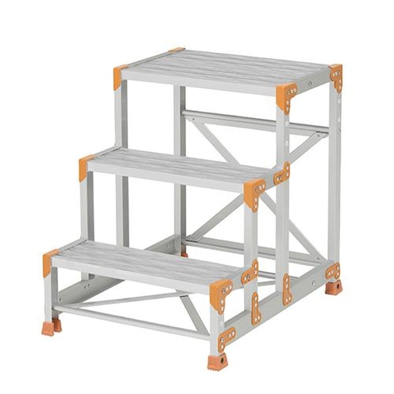 エスコ EA903BW-31 600x400mm/0.75m作業台(グレーチング/アルミ合金 1個(ご注文単位1個)【直送品】