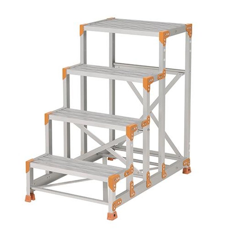 エスコ EA903BW-41 600x400mm/1.0m作業台(グレーチング/アルミ合金 1個(ご注文単位1個)【直送品】