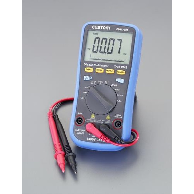 エスコ EA707BB-7A デジタルマルチテスター 1個(ご注文単位1個)【直送品】