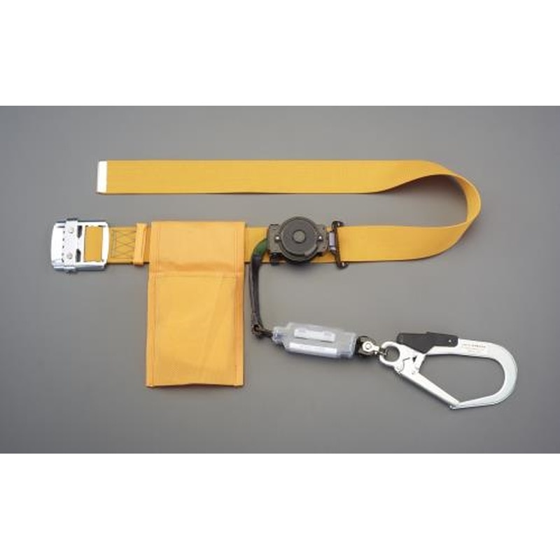 エスコ EA998P-10A 墜落制止用器具(胴ベルト型/巻取式) 1個（ご注文単位1個）【直送品】