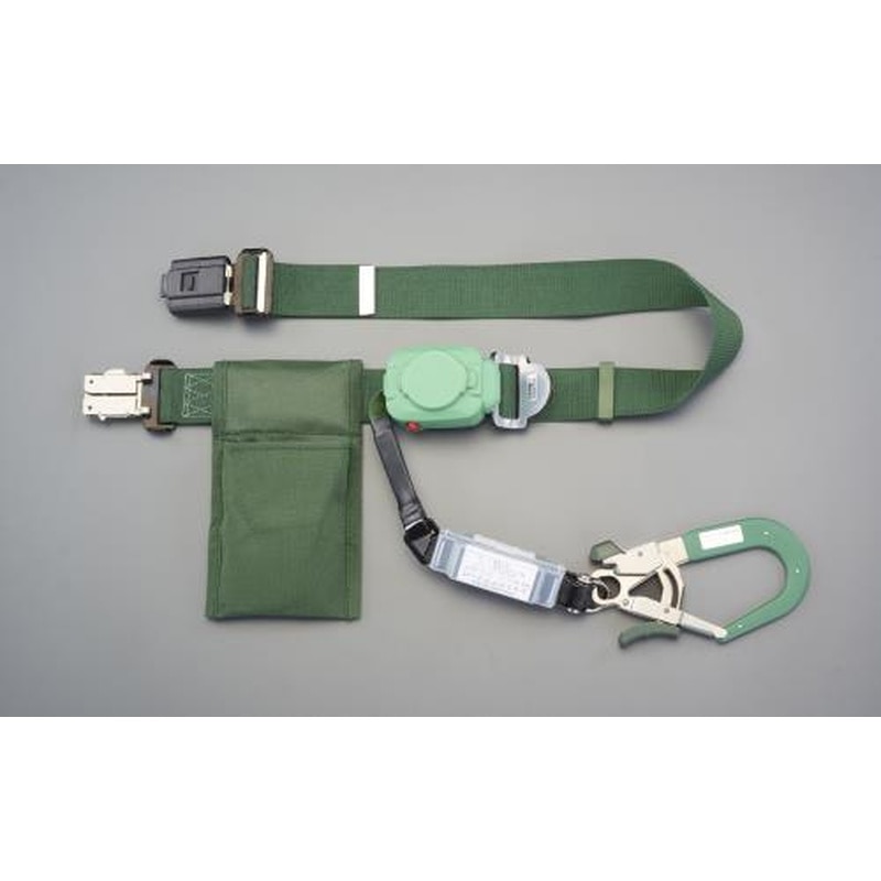 エスコ EA998P-12A 墜落制止用器具(胴ベルト型/巻取式) 1個（ご注文単位1個）【直送品】