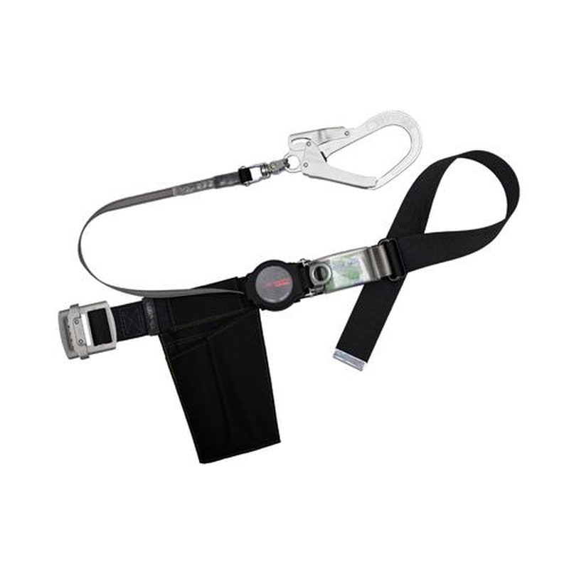 エスコ EA998FR-12 墜落制止用器具(胴ベルト/巻取式ランヤード付) 1個（ご注文単位1個）【直送品】