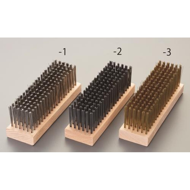 エスコ EA109BE-3 57x180mm角型ブラシ(真鍮) 1個（ご注文単位1個）【直送品】