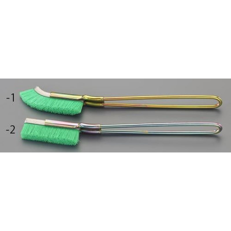 エスコ EA109GG 2本組ブラシセット(ナイロン製) 1個（ご注文単位1個）【直送品】