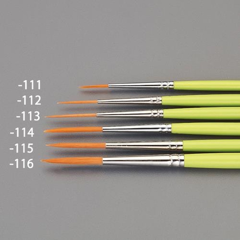 エスコ EA109MG-113 1号丸筆(タクロン毛) 1個（ご注文単位1個）【直送品】