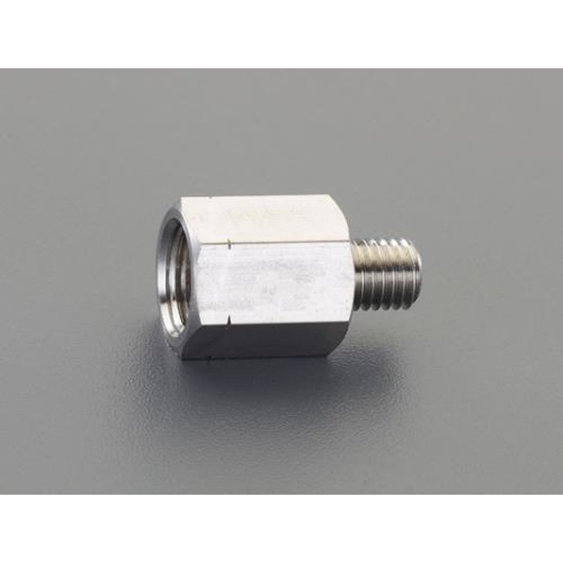 エスコ EA141AY-221 UNF1/4”xRc1/8”中間ニップルソケット(ステンレス製) 1個（ご注文単位1個）【直送品】