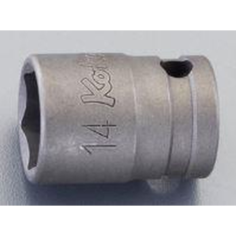 エスコ EA164CV-15 3/8”DRx15mmソケット(動力工具用) 1個(ご注文単位1個)【直送品】