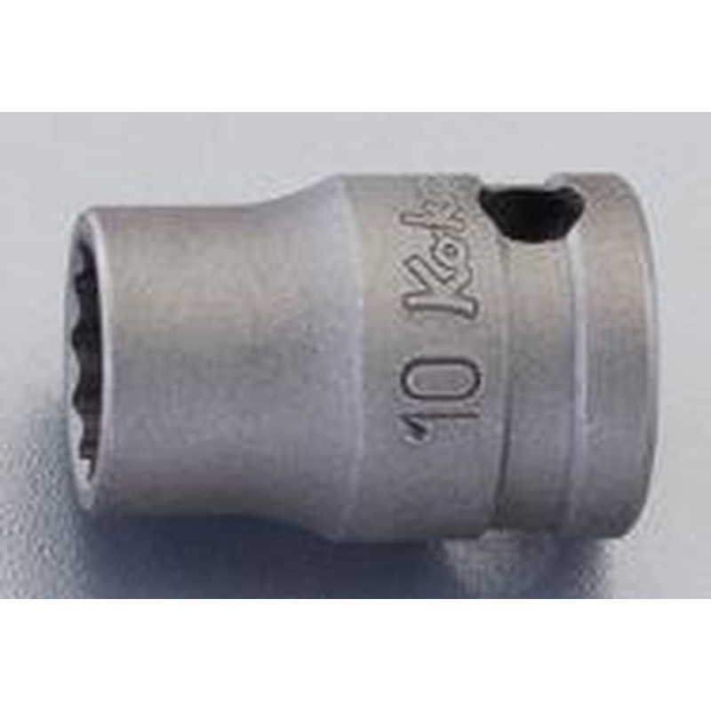 エスコ EA164CV-110 3/8”DRx10mmソケット(動力工具用) 1個(ご注文単位1個)【直送品】