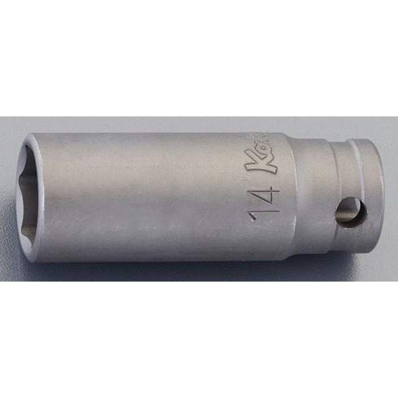 エスコ EA164CV-214 3/8”DRx14mmディープソケット(動力工具用) 1個(ご注文単位1個)【直送品】