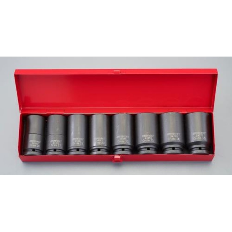 エスコ EA164EP-2 3/4”DR/26-38mmインパクトソケットセット 1個（ご注文単位1個）【直送品】
