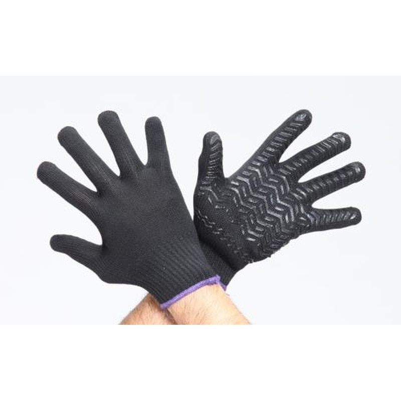 エスコ EA354AC-9[M/215mm]手袋(ポリエステル・綿・滑り止め付) 1個（ご注文単位1個）【直送品】