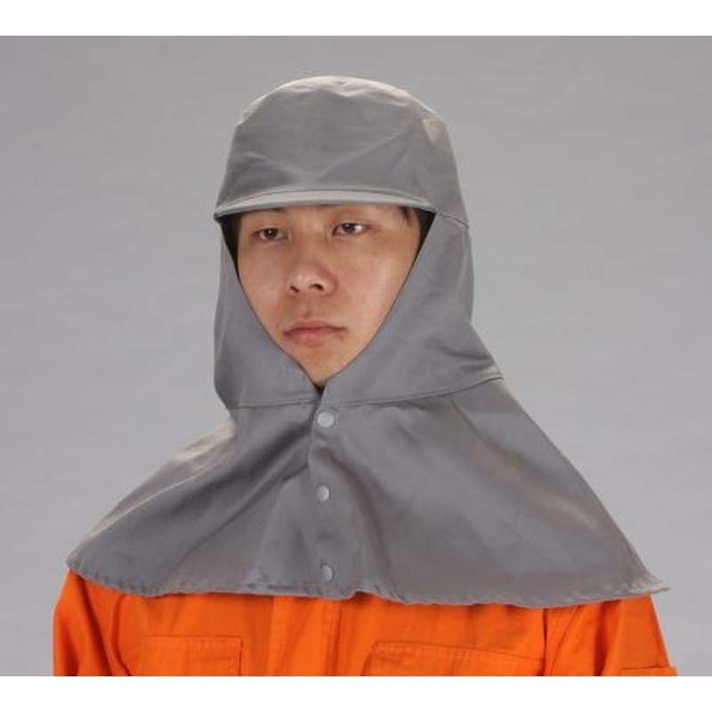 エスコ EA370CB-4[LL]溶接用帽子(丸) 1個（ご注文単位1個）【直送品】