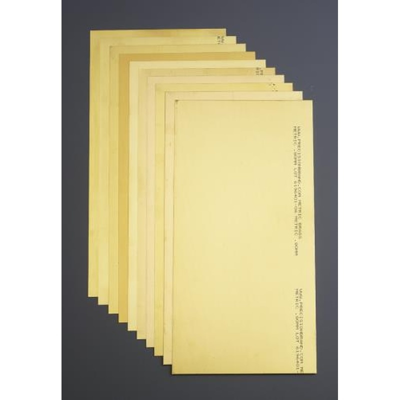 エスコ EA440EC-100 0.05-0.80mm/150x300mmシムセット(真鍮製) 1個（ご注文単位1個）【直送品】