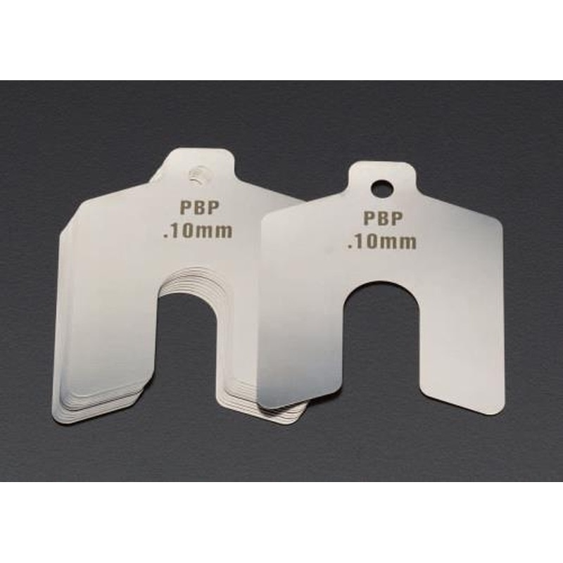 エスコ EA440EK-72 0.05mm/125x125mmスロッテッドシム(ステンレス/10枚) 1個（ご注文単位1個）【直送品】