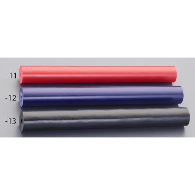 エスコ EA441EA-16 φ23.8x500mm硬質PVC丸棒(赤) 1個（ご注文単位1個）【直送品】