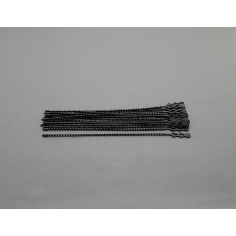 エスコ EA475FK-310 310mm結束バンド(ビーズタイプ/黒/15本) 1個（ご注文単位1個）【直送品】