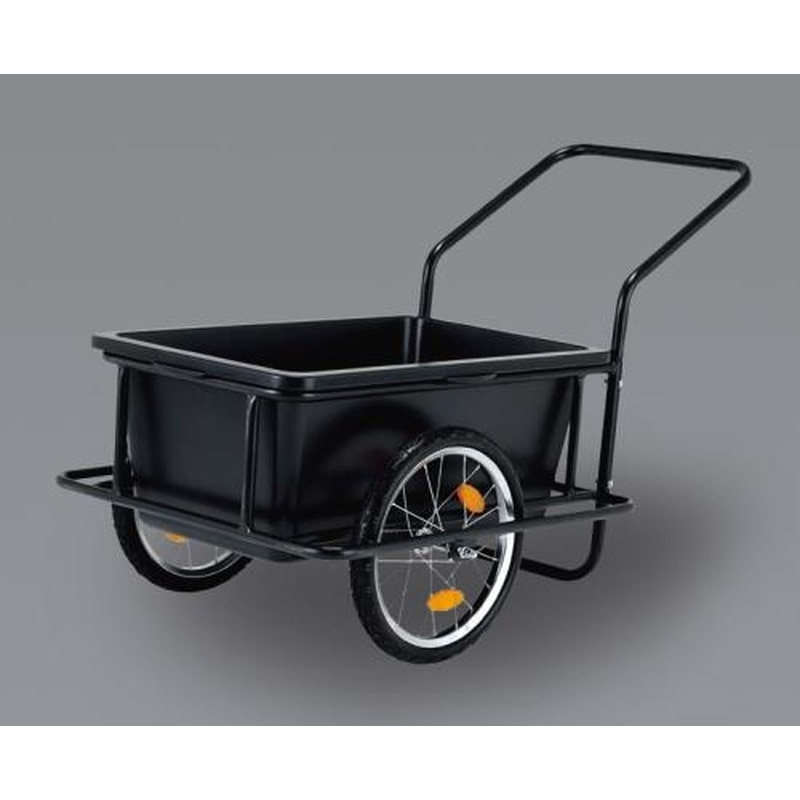 エスコ EA520AH-2 1270x700x780mm/100kgプラバケット付リヤカー 1個（ご注文単位1個）【直送品】