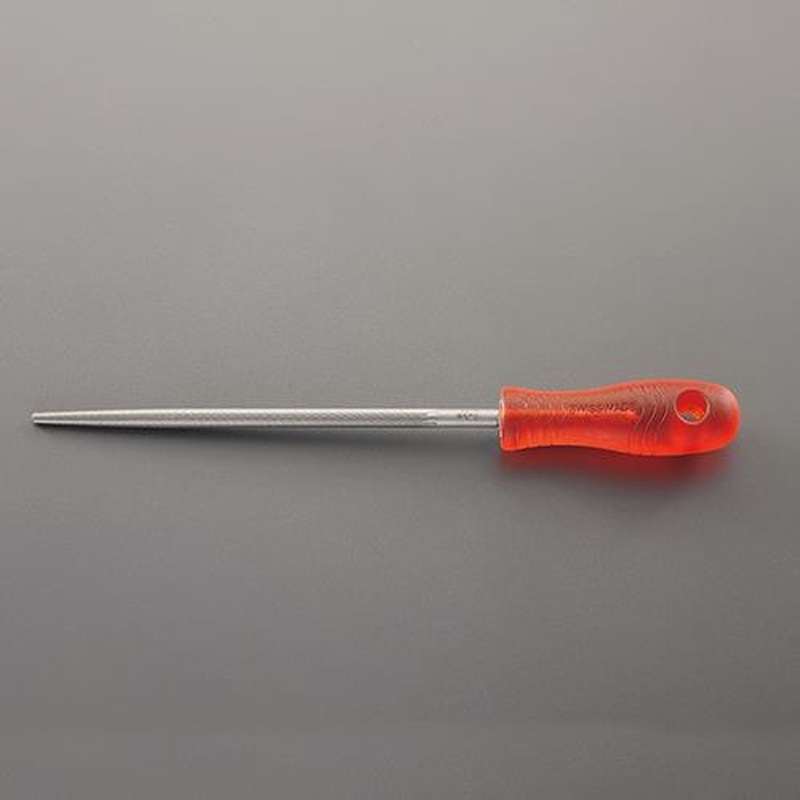 エスコ EA521TV-300JS 300mm鉄工やすり(丸/細目) 1個（ご注文単位1個）【直送品】