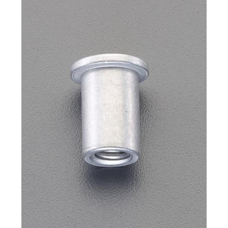 エスコ EA527NK-32 M8/2.0-4.0mmブラインドナット(アルミ平頭/25個) 1個（ご注文単位1個）【直送品】