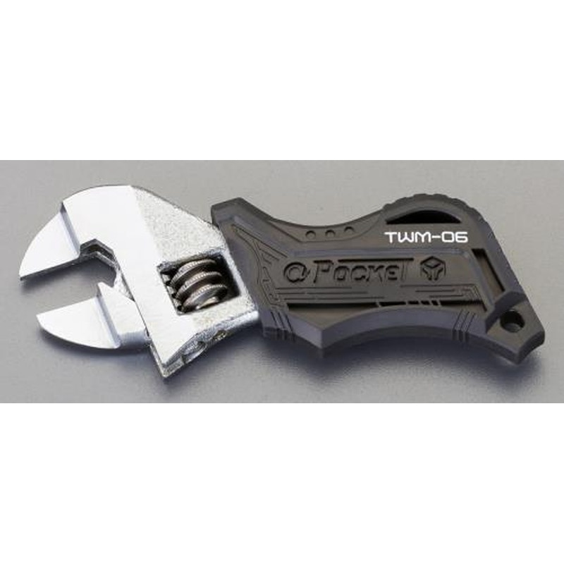 エスコ EA530JE-1 100mm/20mmワイドモンキーレンチ(薄口/ショートサイズ) 1個（ご注文単位1個）【直送品】