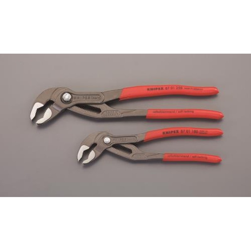 エスコ EA531EG-100 180mm/250mm2本組ウォーターポンププライヤー 1個（ご注文単位1個）【直送品】