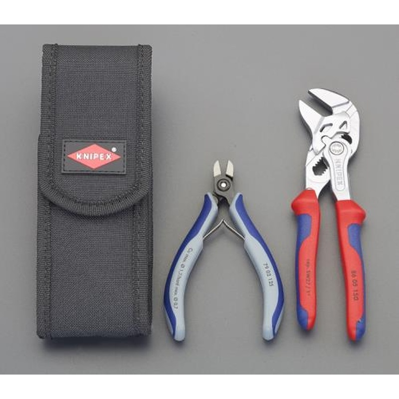 エスコ EA531K-1 2本組プライヤーレンチセット 1個（ご注文単位1個）【直送品】