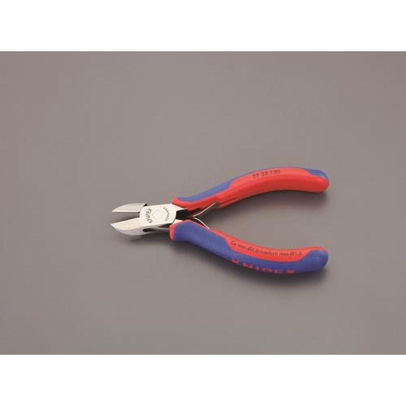 エスコ EA535KD-13 130mm精密用ニッパー(バネ・グリップ付) 1個（ご注文単位1個）【直送品】