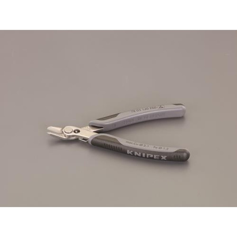 エスコ EA535KE-21 140mm精密用ニッパー(ESDグリップ) 1個（ご注文単位1個）【直送品】