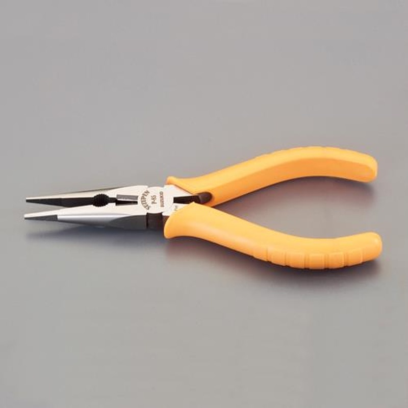 エスコ EA537FP-1 140mm半自動溶接材用ラジオペンチ(ストレート) 1個(ご注文単位1個)【直送品】