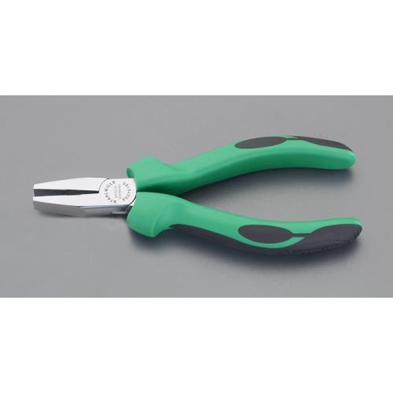 エスコ EA537SA-1 160mmフラットノーズプライヤー 1個（ご注文単位1個）【直送品】