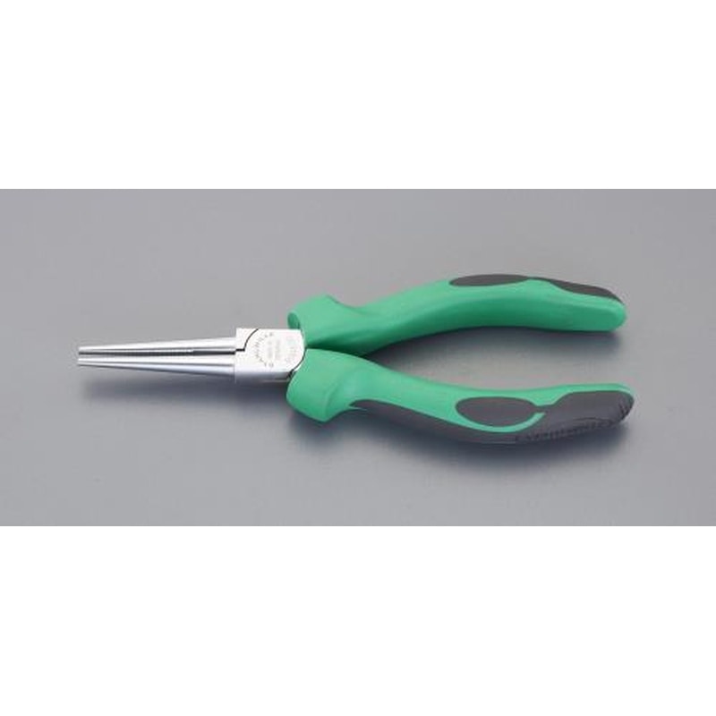 エスコ EA537SB-2 160mmロングラウンドノーズプライヤー 1個（ご注文単位1個）【直送品】