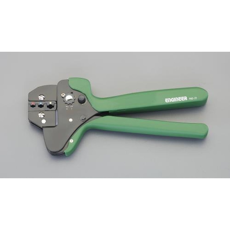 エスコ EA538BC-11 1.25-5.5m㎡圧着ペンチ(絶縁端子用) 1個（ご注文単位1個）【直送品】