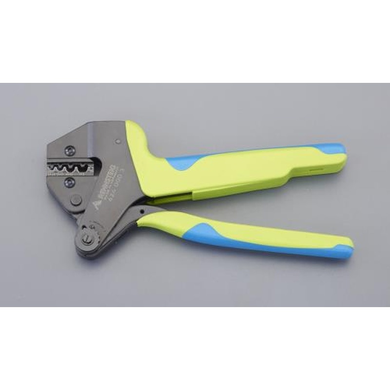 エスコ EA538KR-32 0.5-10.0m㎡圧着ペンチ(裸端子用) 1個（ご注文単位1個）【直送品】