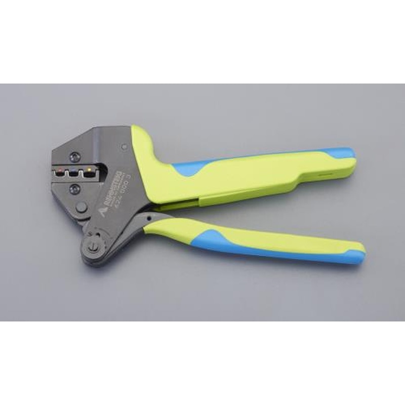 エスコ EA538KR-36 0.5-6.0m㎡圧着ペンチ(絶縁端子用) 1個（ご注文単位1個）【直送品】