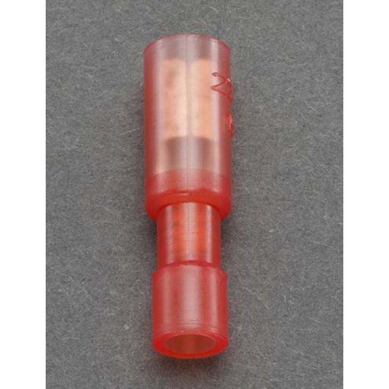 エスコ EA538MJ-46 0.33-1.31m㎡［ギボシ形]絶縁接続子(雌/6個) 1個（ご注文単位1個）【直送品】