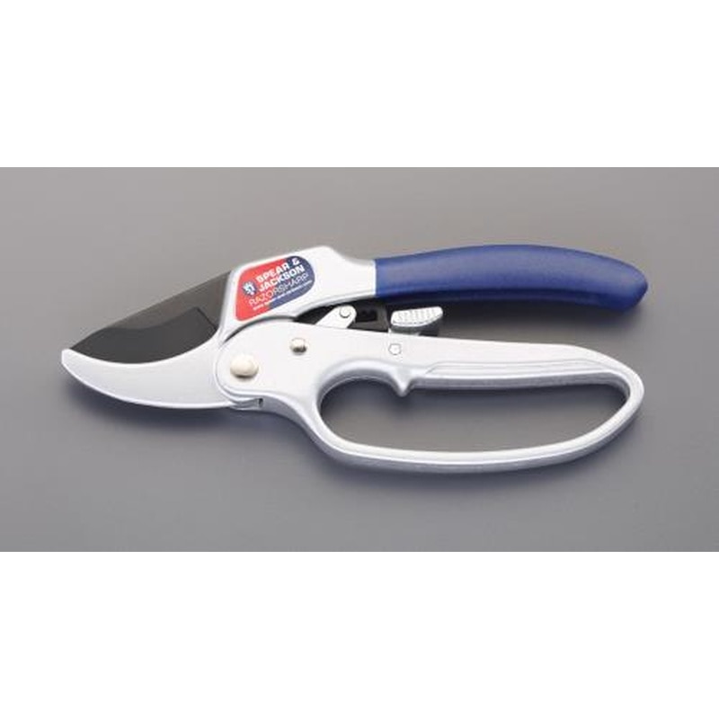 エスコ EA540BJ-11 200mmはさみ・剪定(ラチェット式) 1個（ご注文単位1個）【直送品】