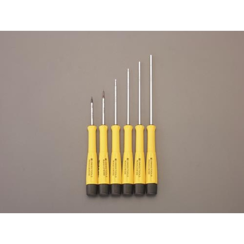 エスコ EA552AH-10 6本組［Hexagon]ドライバー(精密用/ESD) 1個（ご注文単位1個）【直送品】