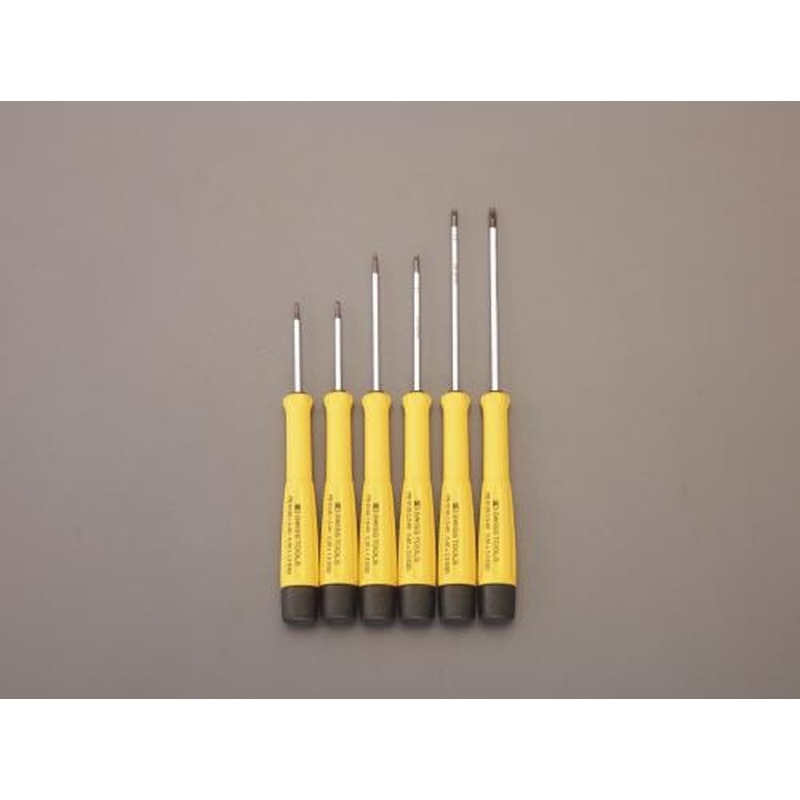 エスコ EA552AJ-30 6本組［-]ドライバー(精密用/ESD) 1個（ご注文単位1個）【直送品】