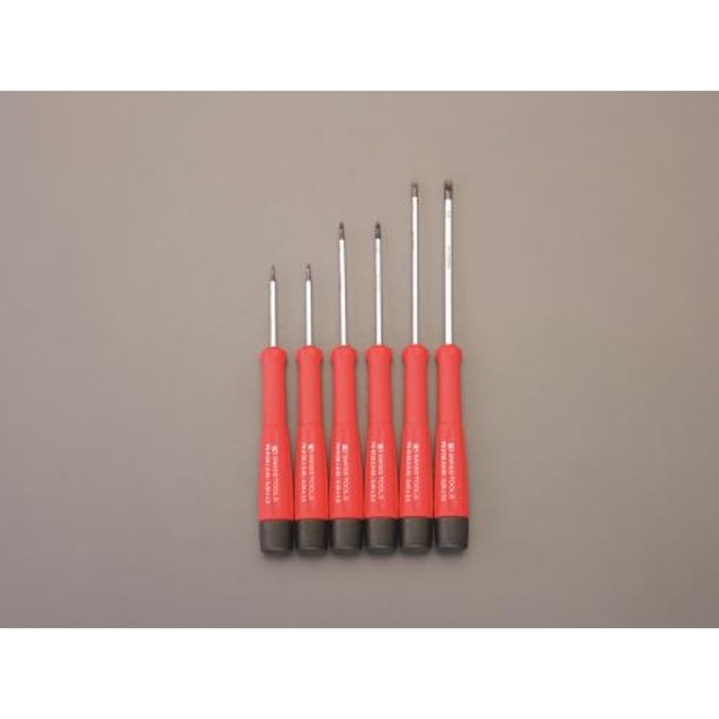エスコ EA552AM 6本組［-]ドライバー(精密用) 1個（ご注文単位1個）【直送品】