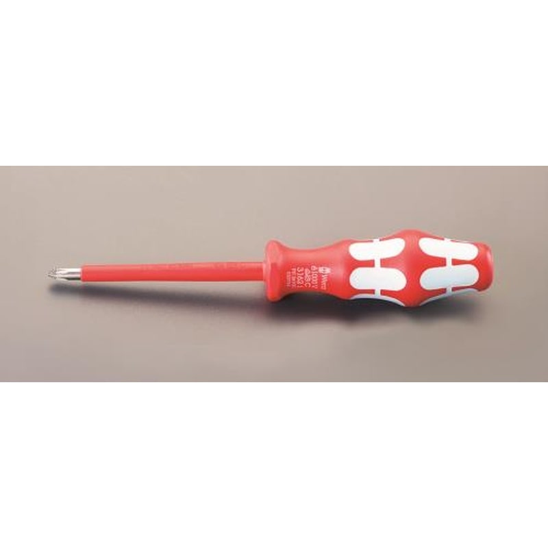 エスコ EA560AW-22 #2x100mm［＋]ドライバー(絶縁/ステンレス製) 1個（ご注文単位1個）【直送品】