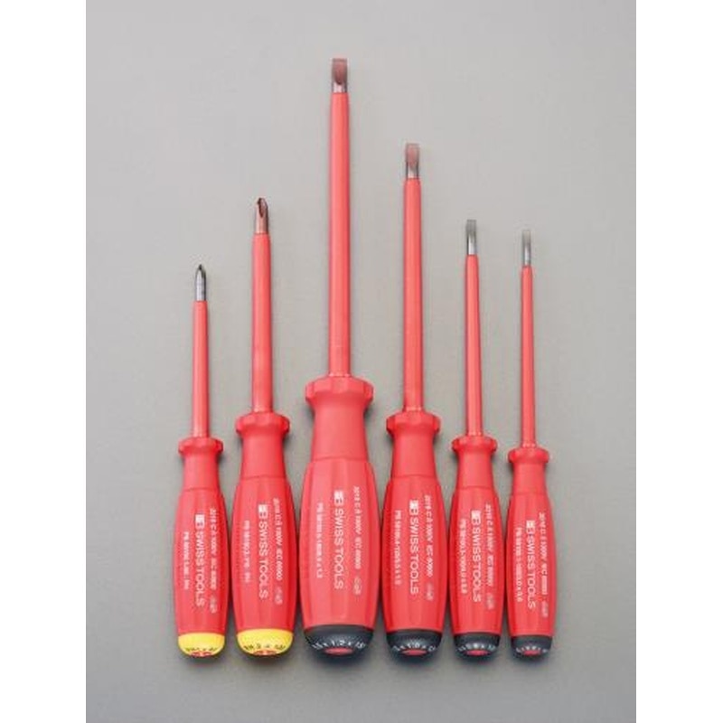 エスコ EA560PN 6本組［＋-]ドライバー(絶縁) 1個（ご注文単位1個）【直送品】